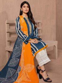 Limelight Printed Lawn Suits 3 Piece Ll21s U 1321 Blue Summer Collection Fnhcollections